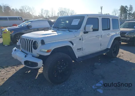 2021 Jeep Wrangler Unlimited High Altitude 4X4 из США, поврежденный, VIN 1C4HJXENXMW521792
